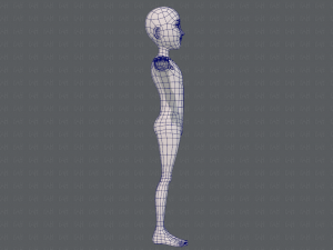 base mesh man character v18 3D-Modell