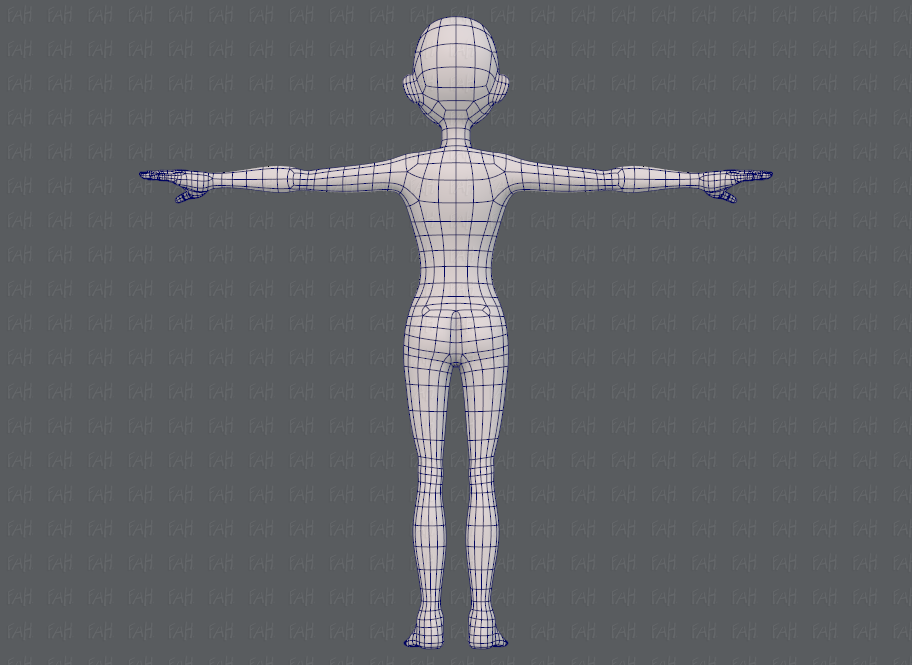 Base mesh. 3ds Max моделирование персонажа. 3д модели персонажей. Модели персонажей для моделирования. Топология тела ребенка.