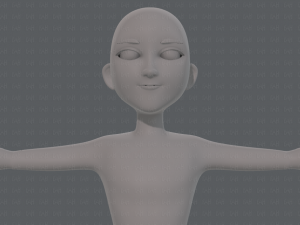 base mesh man character v18 3D-Modell
