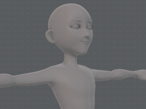 base mesh man character v18 3D-Modell