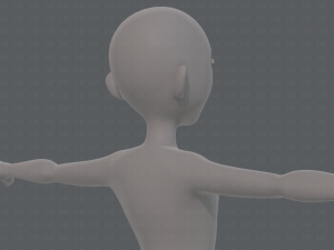 base mesh man character v18 3D-Modell