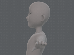 base mesh man character v18 3D-Modell