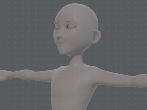 base mesh man character v18 3D-Modell