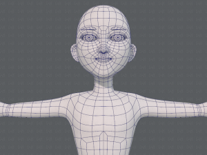 base mesh man character v18 3D-Modell