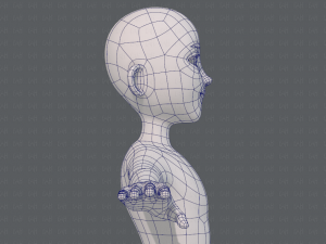 base mesh man character v18 3D-Modell