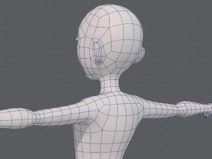 base mesh man character v18 3D-Modell