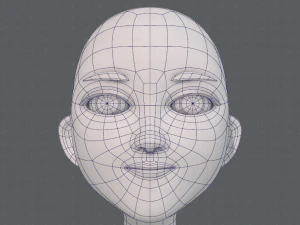 base mesh man character v18 3D Model