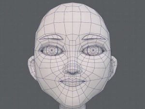 base mesh man character v18 3D Model