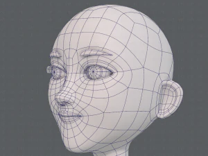 base mesh man character v18 3D Model