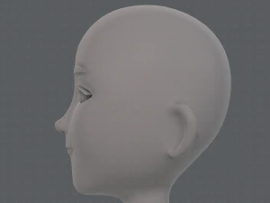 base mesh man character v18 3D Model