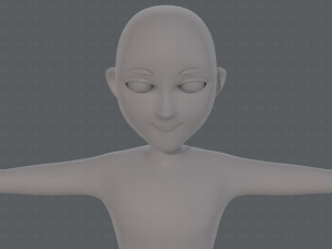 base mesh man character v18 3D-Modell