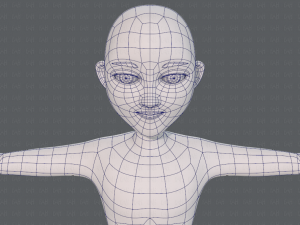 base mesh man character v18 3D-Modell