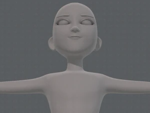 base mesh man character v18 3D Model