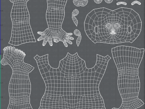 base mesh man character v18 3D-Modell