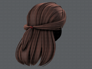 3d hair style for girl v61 Modelo 3D