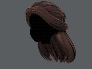 3d hair style for girl v61 Modelo 3D