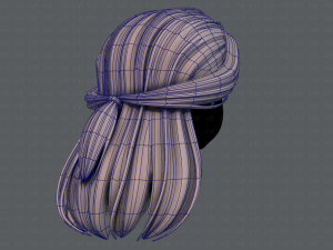 3d hair style for girl v61 Modelo 3D
