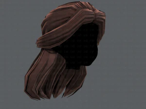 3d hair style for girl v61 3D Model