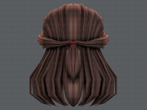 3d hair style for girl v61 Modelo 3D