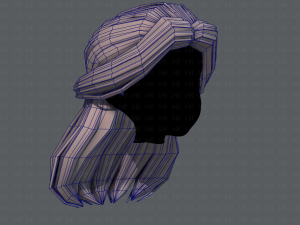 3d hair style for girl v61 Modelo 3D
