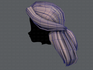 3d hair style for girl v61 Modelo 3D