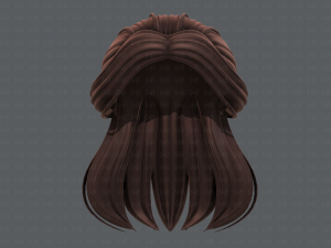 3d hair style for girl v61 Modelo 3D