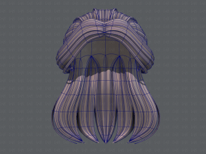 3d hair style for girl v61 Modelo 3D