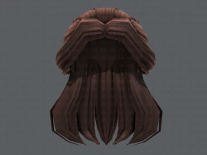 3d hair style for girl v61 3D Model