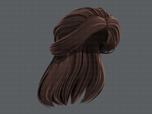 3d hair style for girl v61 Modelo 3D