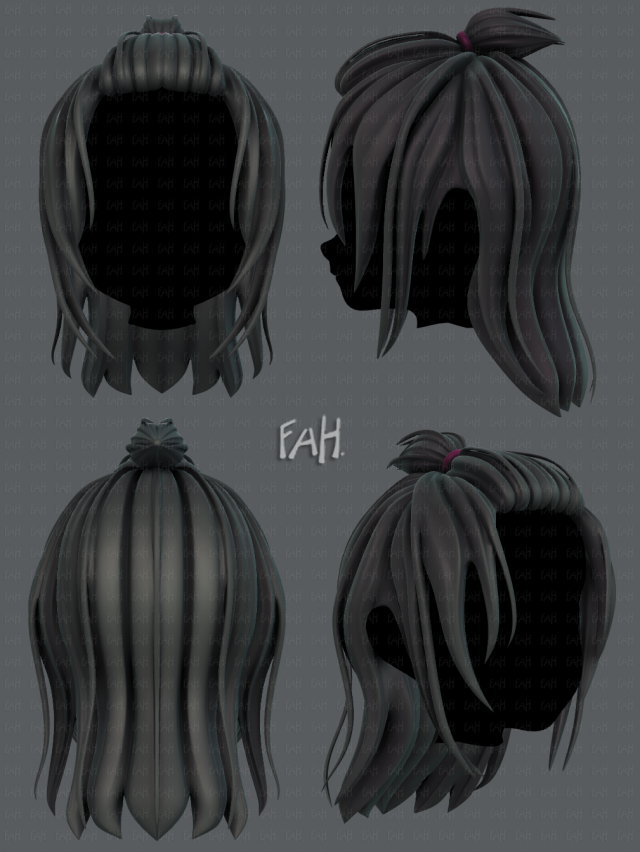3d hair style for girl v62 3D Модель .c4d .max .obj .3ds .fbx .stl .blend 