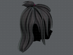 3d hair style for girl v62 3D Модель