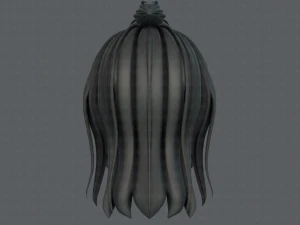 3d hair style for girl v62 3D Model