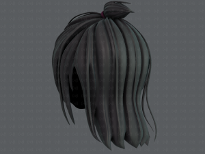 3d hair style for girl v62 3D Модель