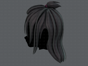 3d hair style for girl v62 3D Модель