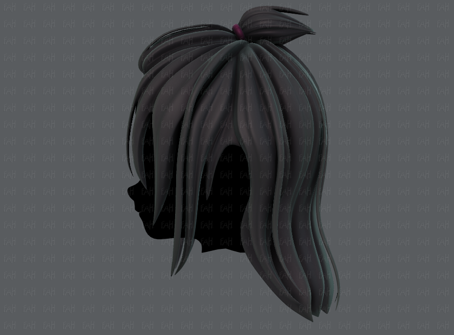 3D Hair style for girl V61 3D Model $15 - .3ds .dae .fbx .ma .max .obj  .unknown - Free3D