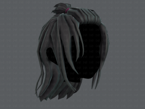 3d hair style for girl v62 3D Модель