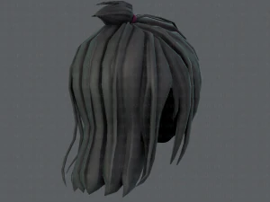 3d hair style for girl v62 3D Model