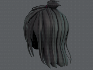 3d hair style for girl v62 3D Модель