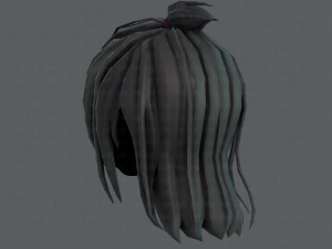 3d hair style for girl v62 3D Model