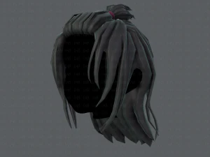 3d hair style for girl v62 3D Model