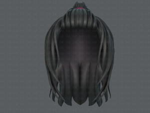 3d hair style for girl v62 3D Модель