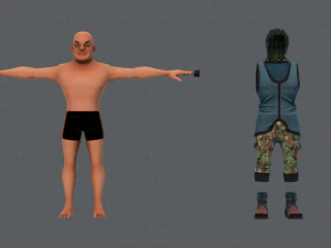 base manv07 clothing v01 3D Model