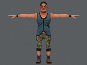 base manv07 clothing v01 3D Model
