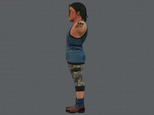 base manv07 clothing v01 3D Model