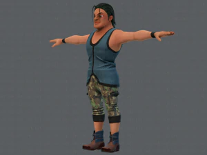 base manv07 clothing v01 3D Model