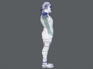 base manv07 clothing v01 3D Model