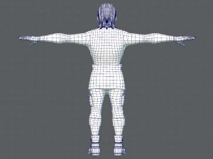 base manv07 clothing v01 3D Model
