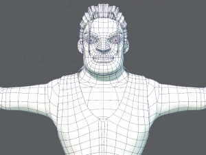 base manv07 clothing v01 3D Model