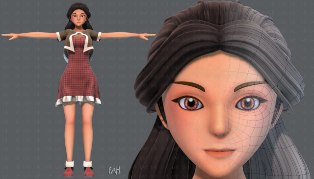base womanv07 clothing v01 3D Модель .c4d .max .obj .3ds .fbx .stl .blend