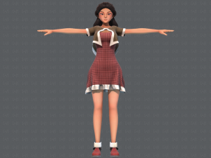 base womanv07 clothing v01 3D Модель